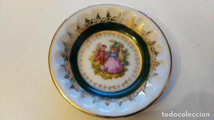 Antig&uuml;edades: plato limoges 9 cms diametro - Foto 1