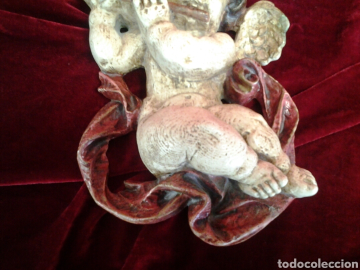 Antig&uuml;edades: Antiguo Angel policromado - Foto 3