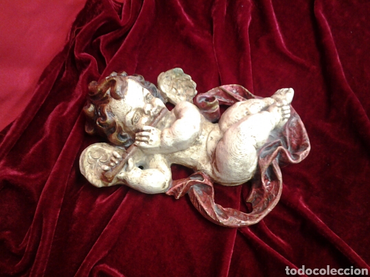 Antig&uuml;edades: Antiguo Angel policromado - Foto 4