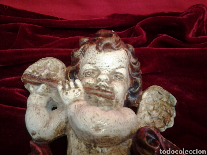 Antig&uuml;edades: Antiguo Angel policromado - Foto 5
