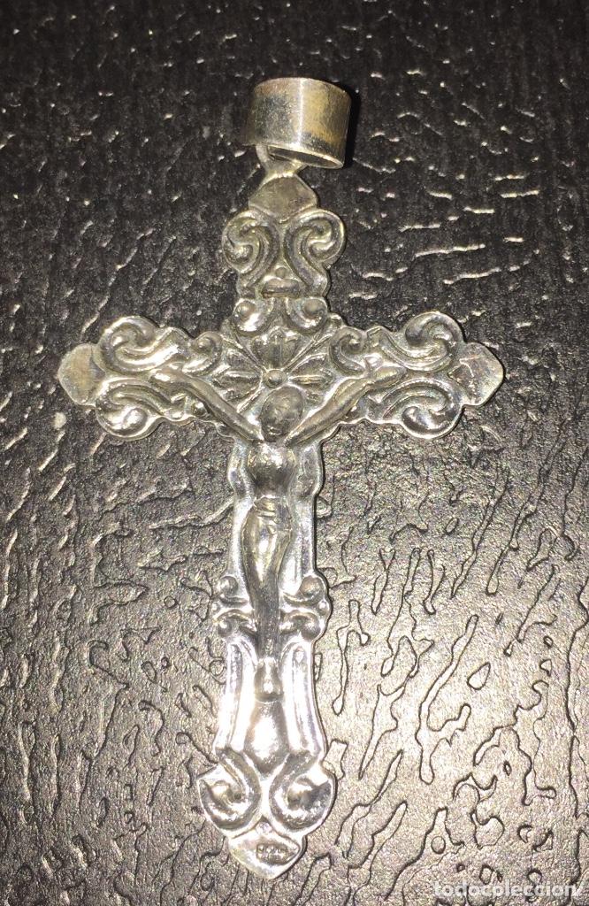 Antig&uuml;edades: Magn&iacute;fica cruz de plata contrastada - Foto 2