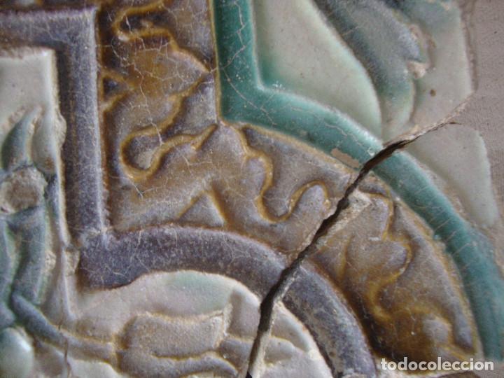Antig&uuml;edades: pareja de azulejos silo XVI - Foto 2