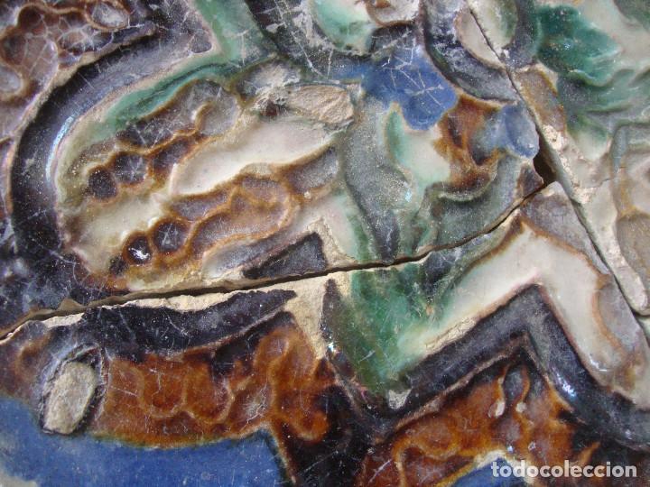 Antig&uuml;edades: pareja de azulejos silo XVI - Foto 3