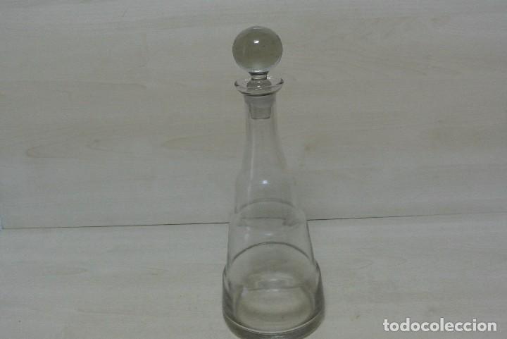 Antiques: BOTELLA DE CRISTAL