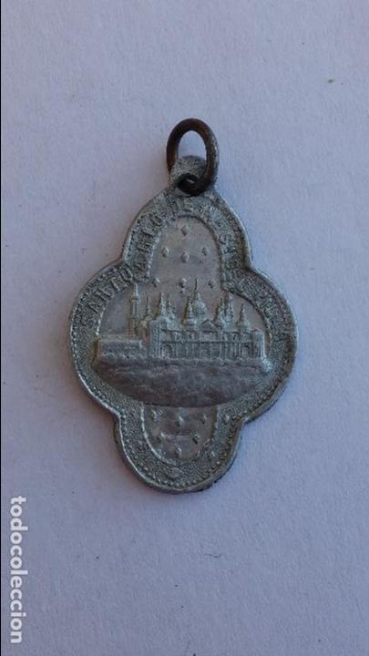 Antig&uuml;edades: Medalla de virgen del pilar de 2,8 x 1,9 cms - Foto 2