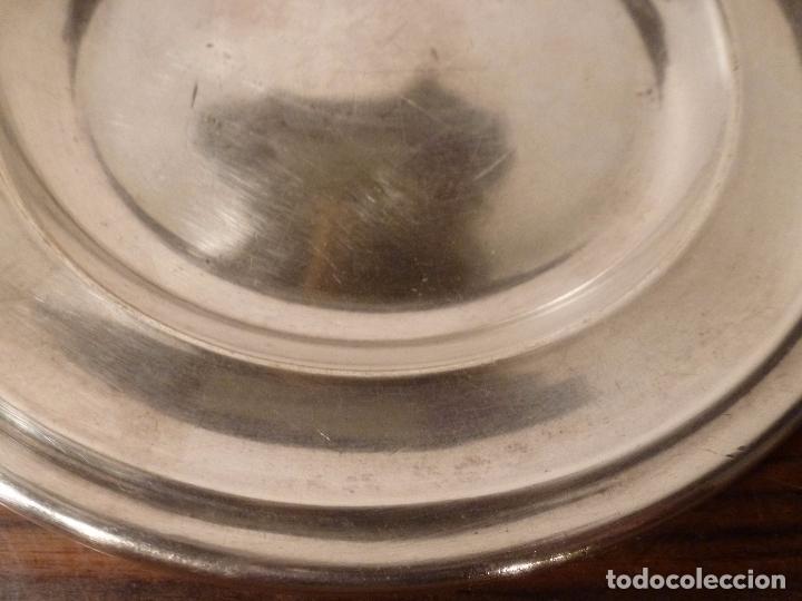 Antig&uuml;edades: FUENTE PLATO DE METAL - Foto 5