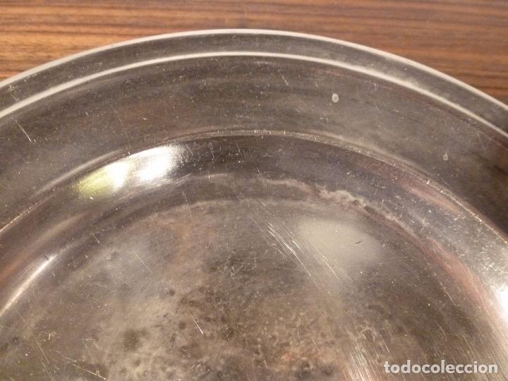 Antig&uuml;edades: FUENTE PLATO DE METAL - Foto 6