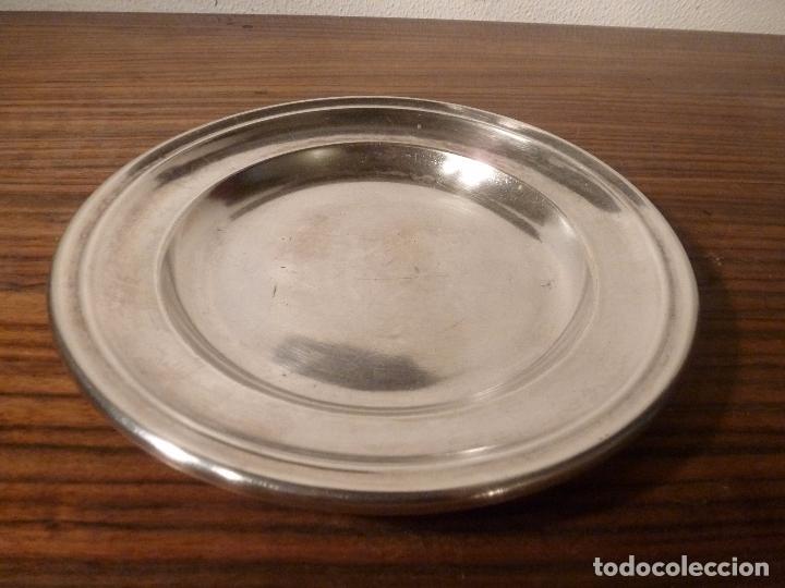 Antig&uuml;edades: FUENTE PLATO DE METAL - Foto 7