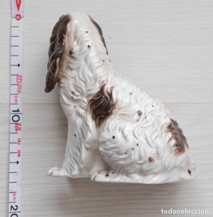 Antig&uuml;edades: Porcelana de perro de la raza Cocker Spaniel. - Foto 2