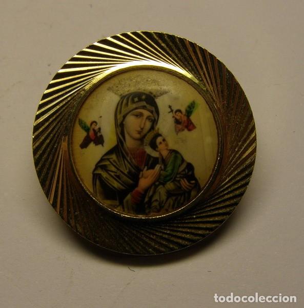 Antig&uuml;edades: Medalla religiosa de Virgen. N&ordm; 60. - Foto 1