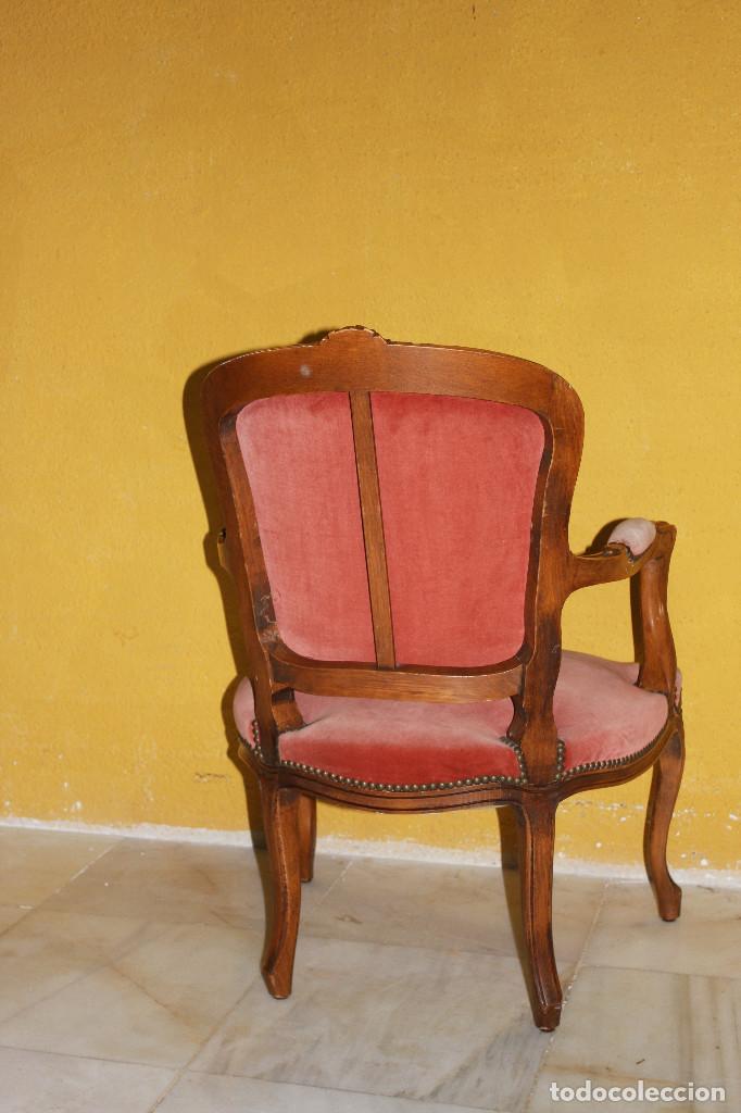 Antig&uuml;edades: Sill&oacute;n Louis XV de 1900 Ref.6009 - Foto 2