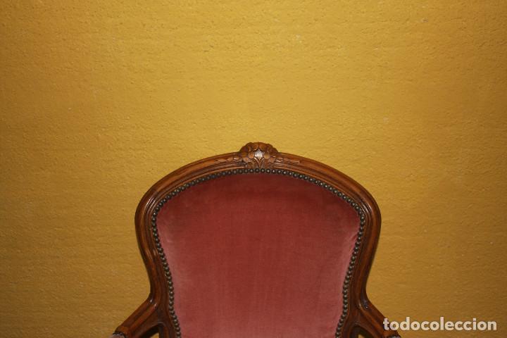 Antig&uuml;edades: Sill&oacute;n Louis XV de 1900 Ref.6009 - Foto 3