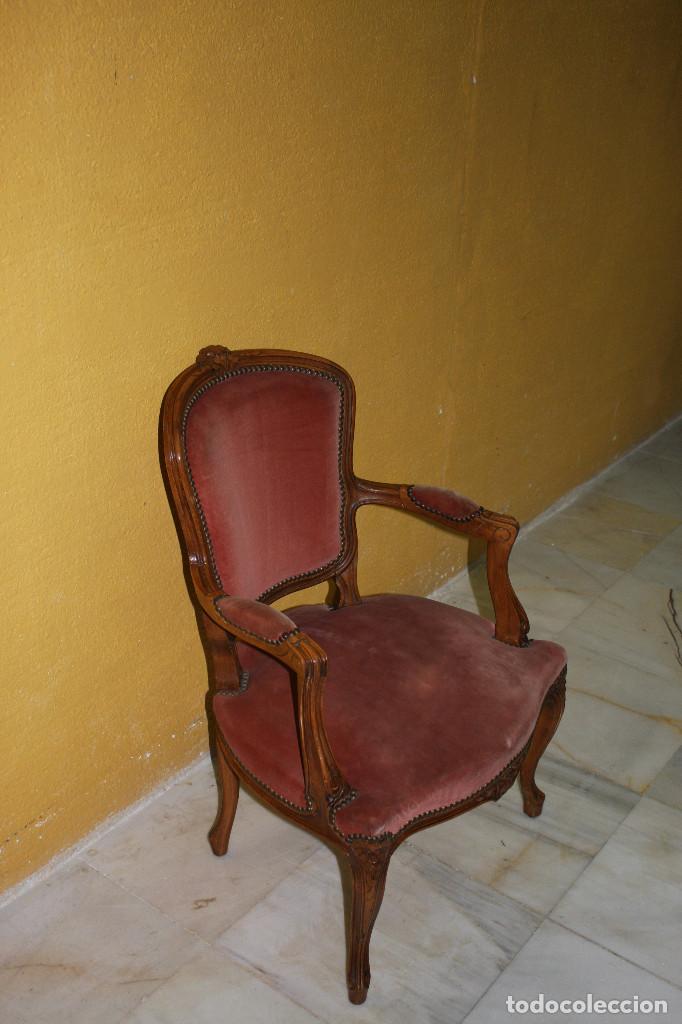 Antig&uuml;edades: Sill&oacute;n Louis XV de 1900 Ref.6009 - Foto 6