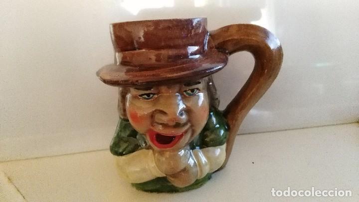 Antig&uuml;edades: JARRA CON FORMA DE BUSTO, CARA ROSTRO, HECHA Y PINTADA A MANO. - Foto 1