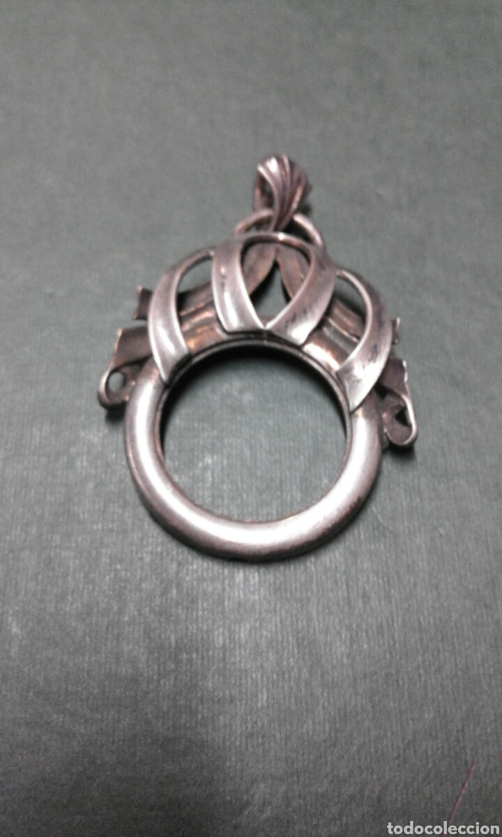 Antig&uuml;edades: porta fotos plata ley conprovada