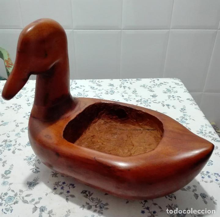 Antig&uuml;edades: CAJA-FIGURA PATO DE MADERA - Foto 3