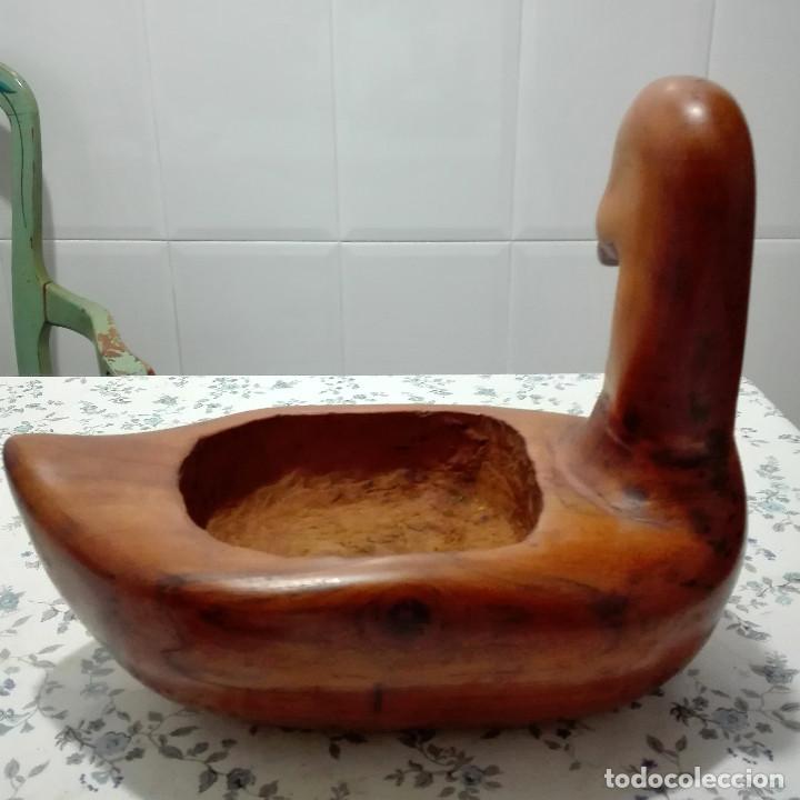 Antig&uuml;edades: CAJA-FIGURA PATO DE MADERA - Foto 4