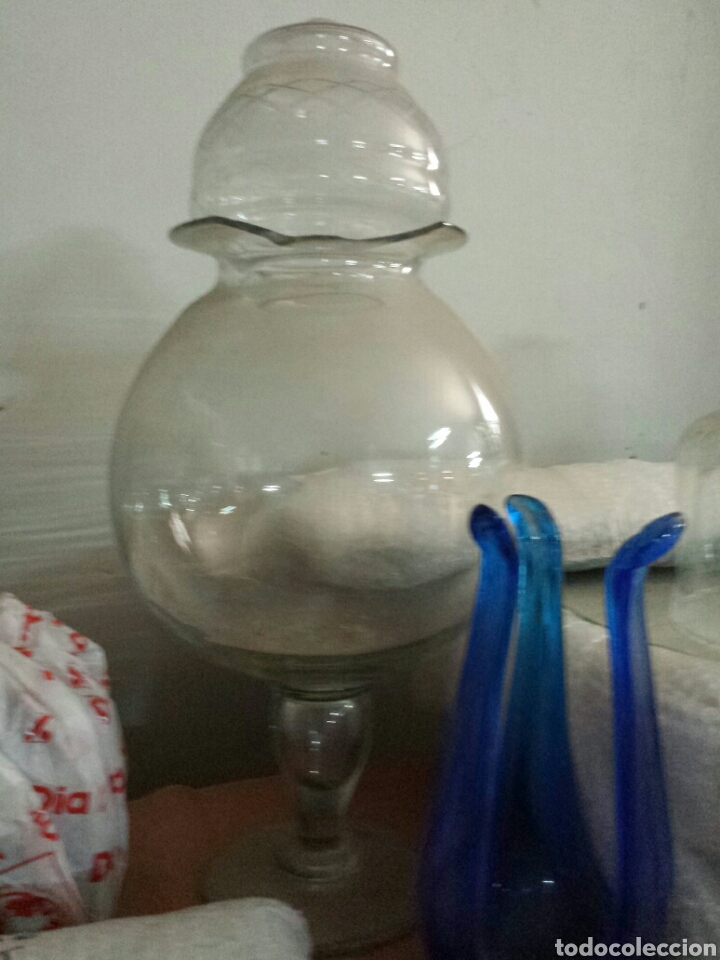 Antig&uuml;edades: Bombonera de cristal - Foto 1