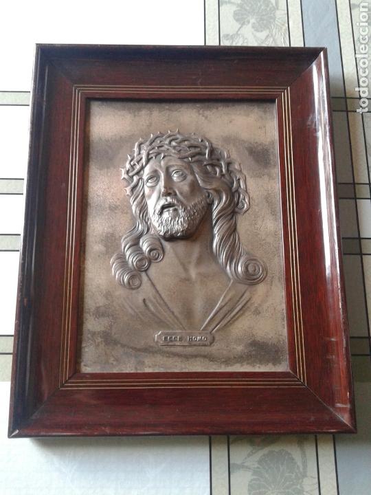 Antig&uuml;edades: ECCE HOMO CRISTO ESTA&Ntilde;O RELIEVE - Foto 1
