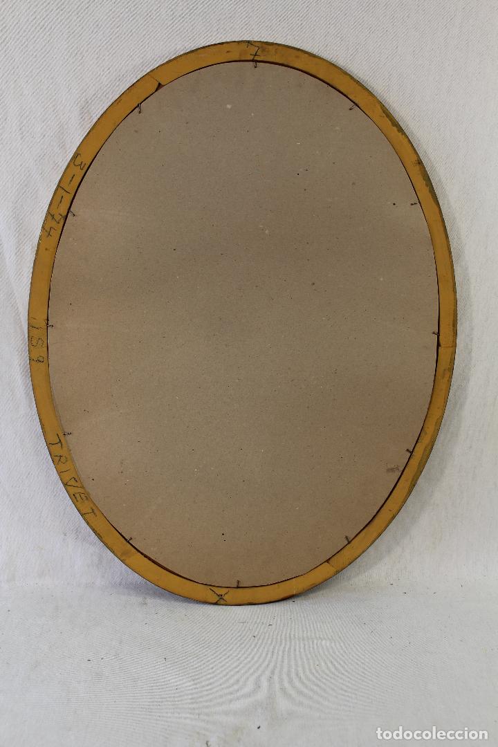 Antig&uuml;edades: espejo en madera con pan de oro - Foto 2