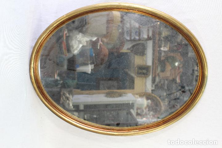 Antig&uuml;edades: espejo en madera con pan de oro - Foto 3