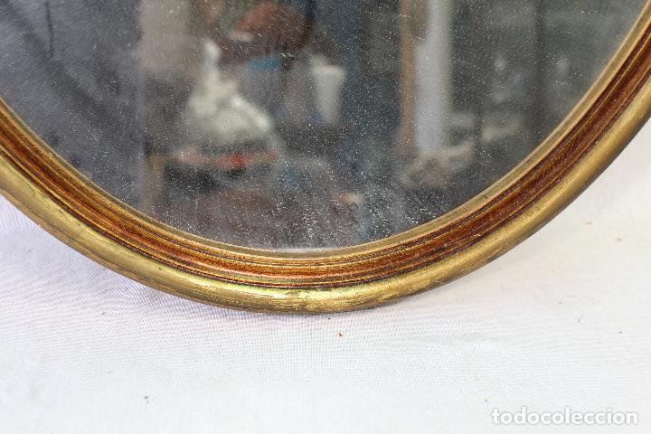 Antig&uuml;edades: espejo en madera con pan de oro - Foto 4