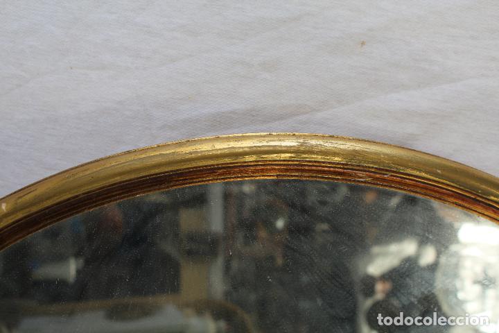 Antig&uuml;edades: espejo en madera con pan de oro - Foto 5