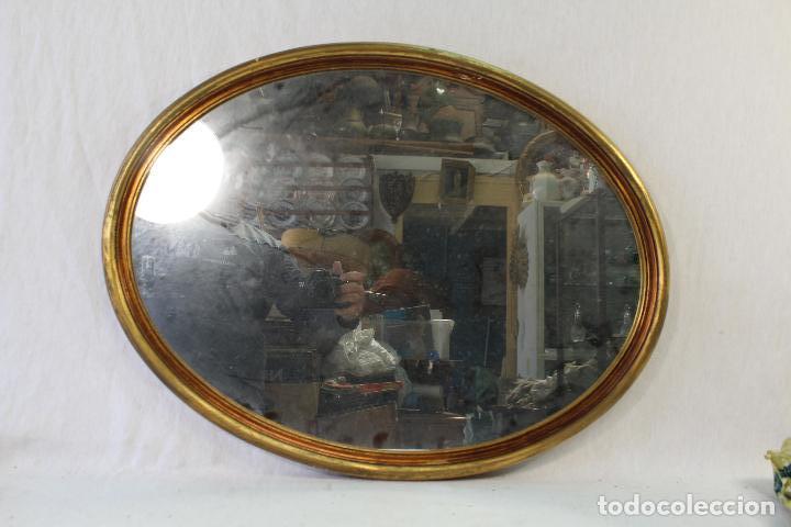 Antig&uuml;edades: espejo en madera con pan de oro - Foto 6