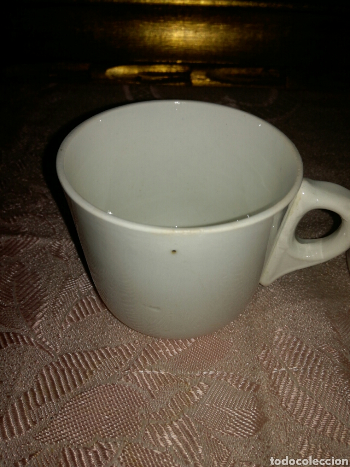 Antig&uuml;edades: Pareja de tazas de loza - Foto 3
