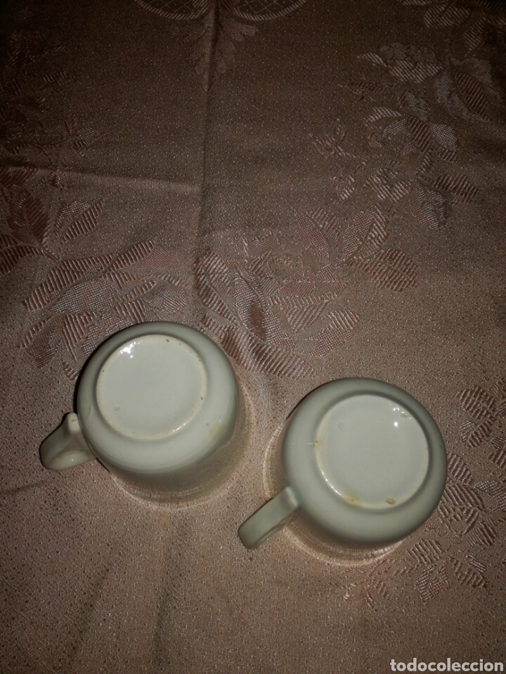 Antig&uuml;edades: Pareja de tazas de loza - Foto 6