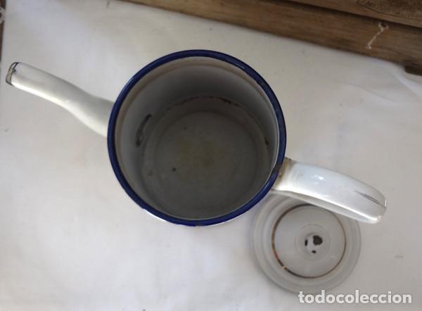 Antig&uuml;edades: Tetera esmaltada - Foto 3