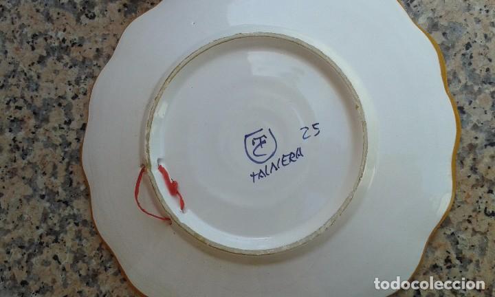 Antig&uuml;edades: Plato cer&aacute;mica de talavera - Foto 3