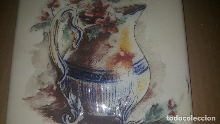 Antig&uuml;edades: AZULEJO PINTADO - Foto 2
