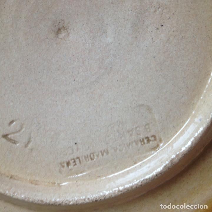 Antig&uuml;edades: PLATO DE BARRO pintado antiguo - Foto 4