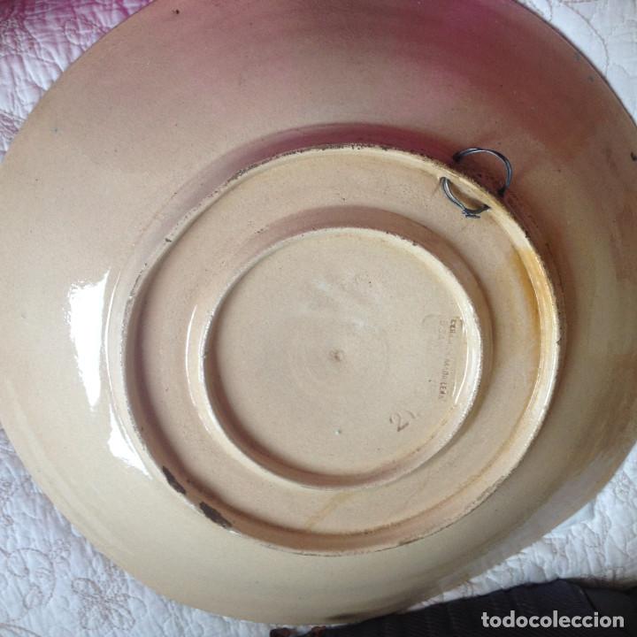 Antig&uuml;edades: PLATO DE BARRO pintado antiguo - Foto 5