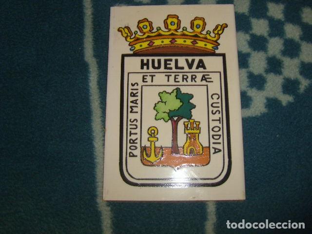 Antig&uuml;edades: AZULEJO. ESCUDO DE HUELVA - Foto 1