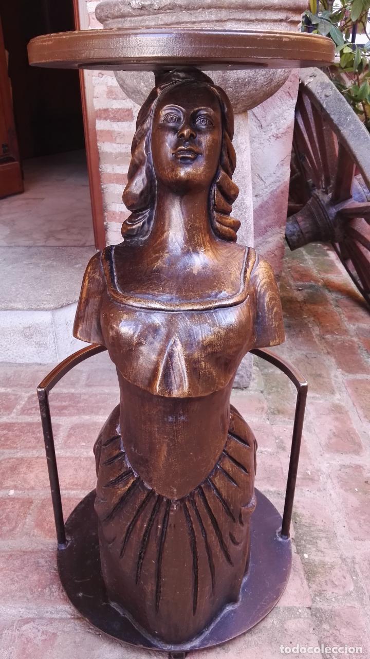 Antig&uuml;edades: Taburete mascar&oacute;n - Foto 7