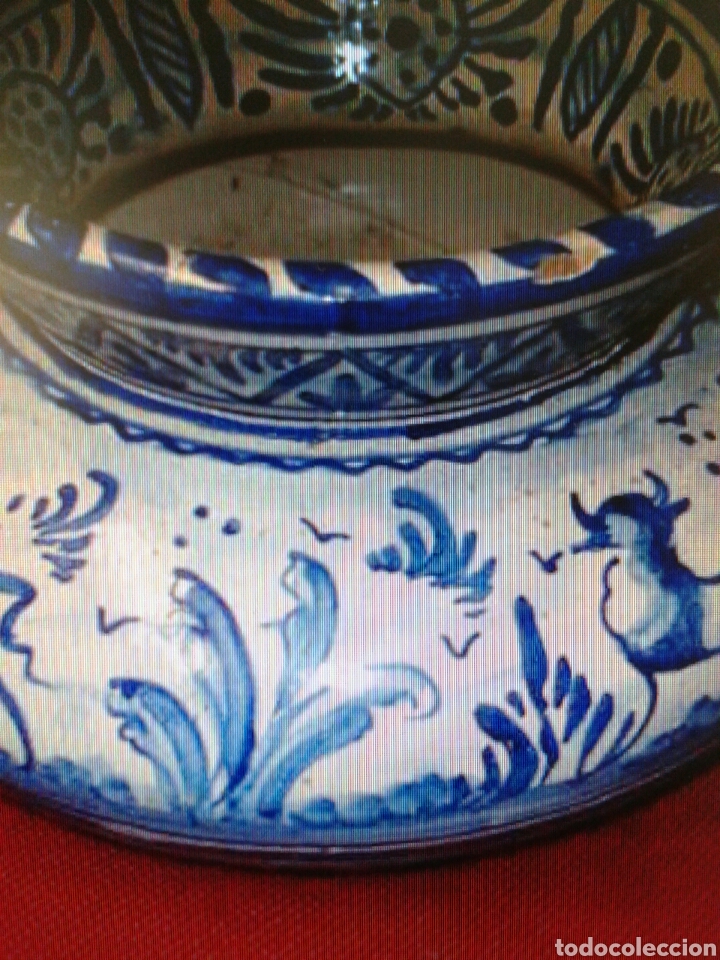 Antig&uuml;edades: ESCUPITERA CERAMICA ESMALTADA DE TRIANA - Foto 1