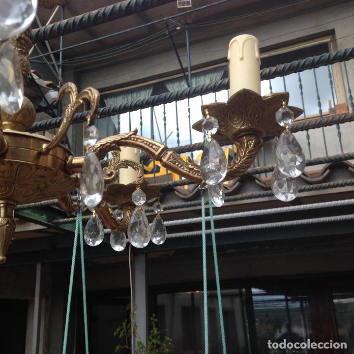 Antig&uuml;edades: Lampara de techo bronce SHABBY CHIC - Foto 3