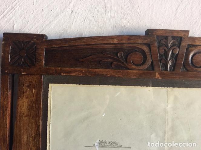 Antig&uuml;edades: MARCO DE PARED TALLADO - Foto 3