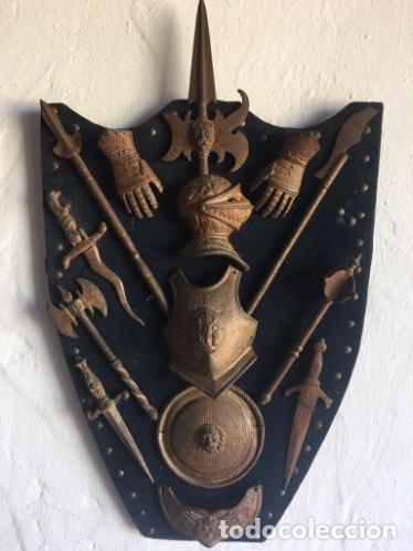 Antig&uuml;edades: ESCUDO MEDIEVAL - Foto 1