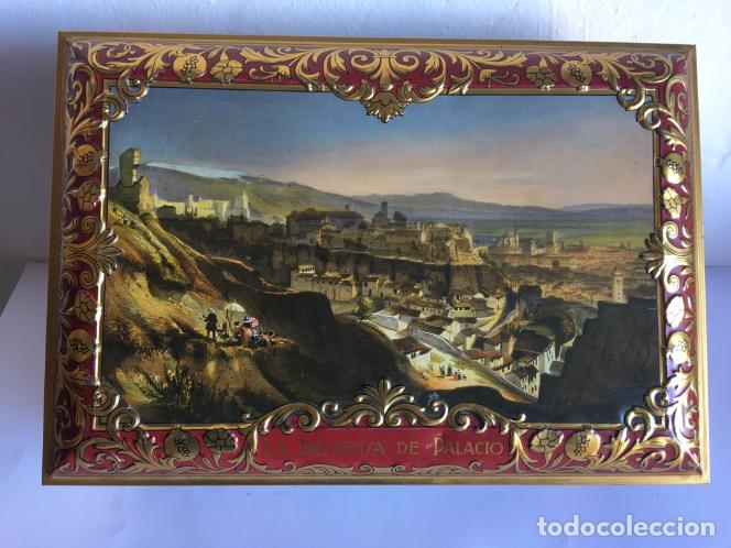 Antig&uuml;edades: -ANTIGUA CAJA DE LAT&Oacute;N - Foto 1