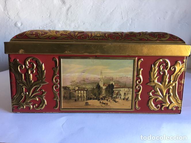 Antig&uuml;edades: -ANTIGUA CAJA DE LAT&Oacute;N - Foto 4