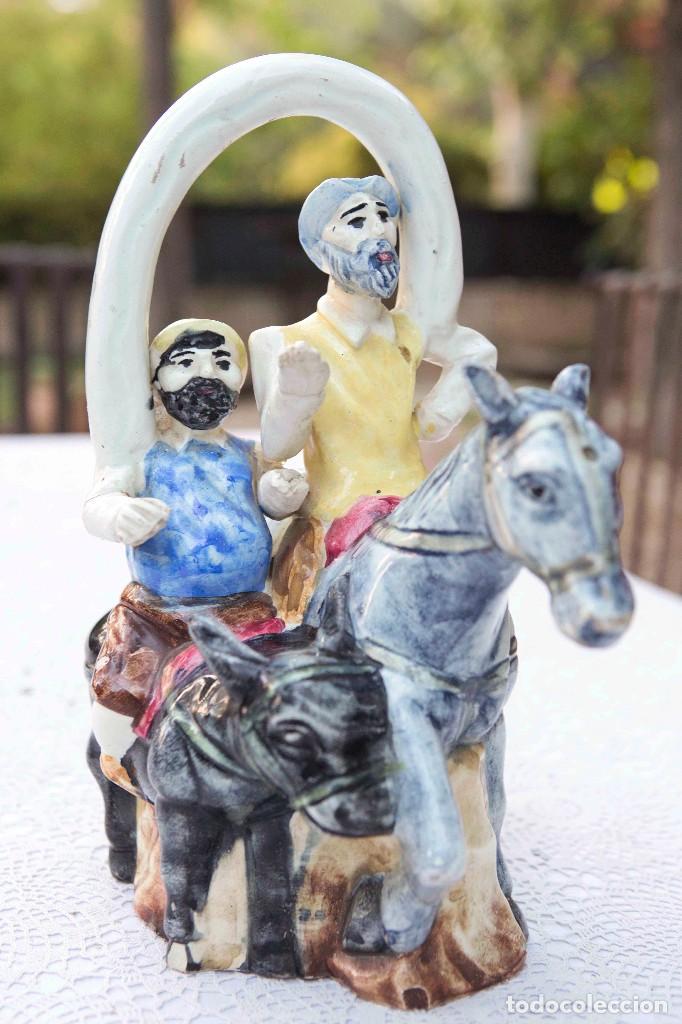 Antig&uuml;edades: BOTIJO DEL QUIJOTE Y SANCHO PANZA. - Foto 1