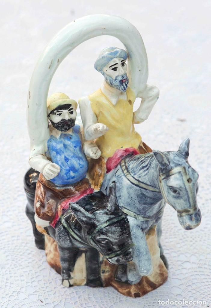 Antig&uuml;edades: BOTIJO DEL QUIJOTE Y SANCHO PANZA. - Foto 2