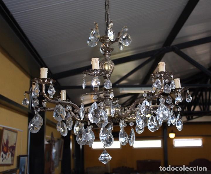 Antig&uuml;edades: Lampara 8. Brazos. Ref. 6030 - Foto 4