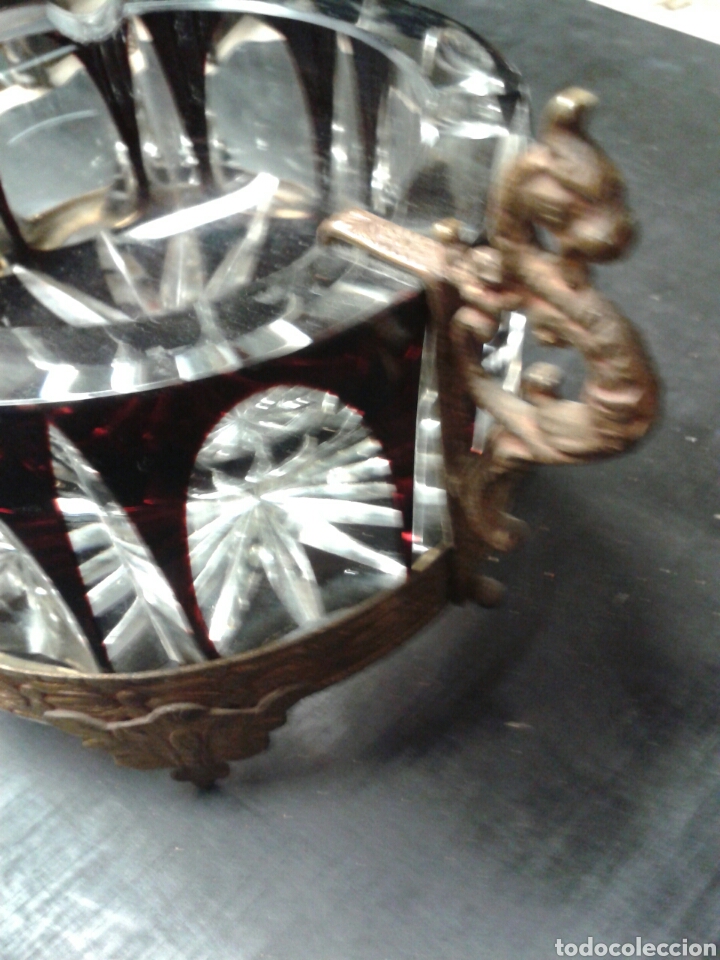 Antig&uuml;edades: CENICERO CRISTAL DE MURANO - Foto 2