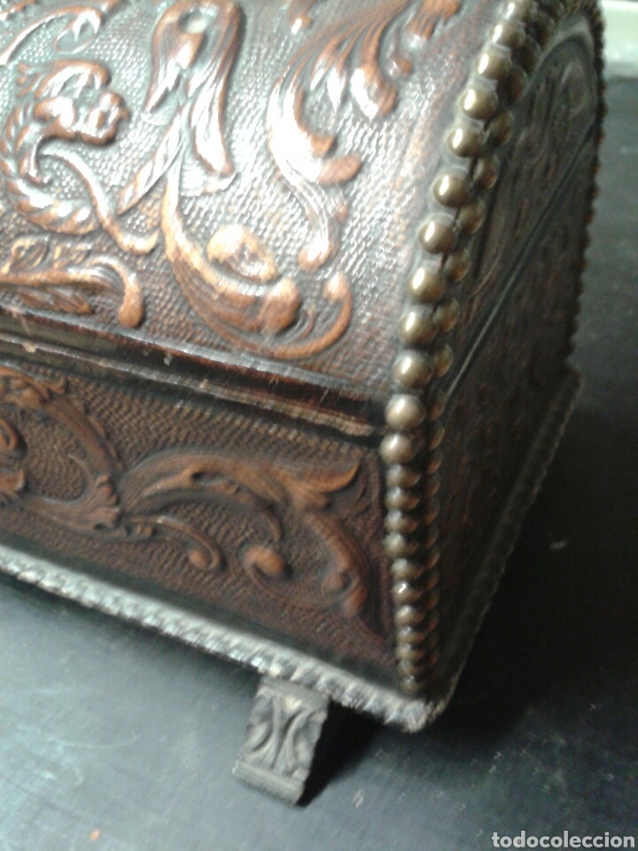 Antig&uuml;edades: CAJA CUERO - Foto 3