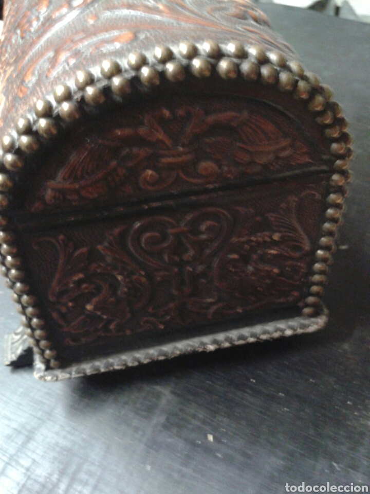 Antig&uuml;edades: CAJA CUERO - Foto 4