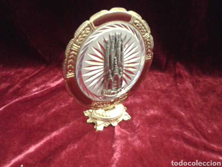 Antig&uuml;edades: Preciosa placa de nuestra Se&ntilde;ora de Covadonga - Foto 3